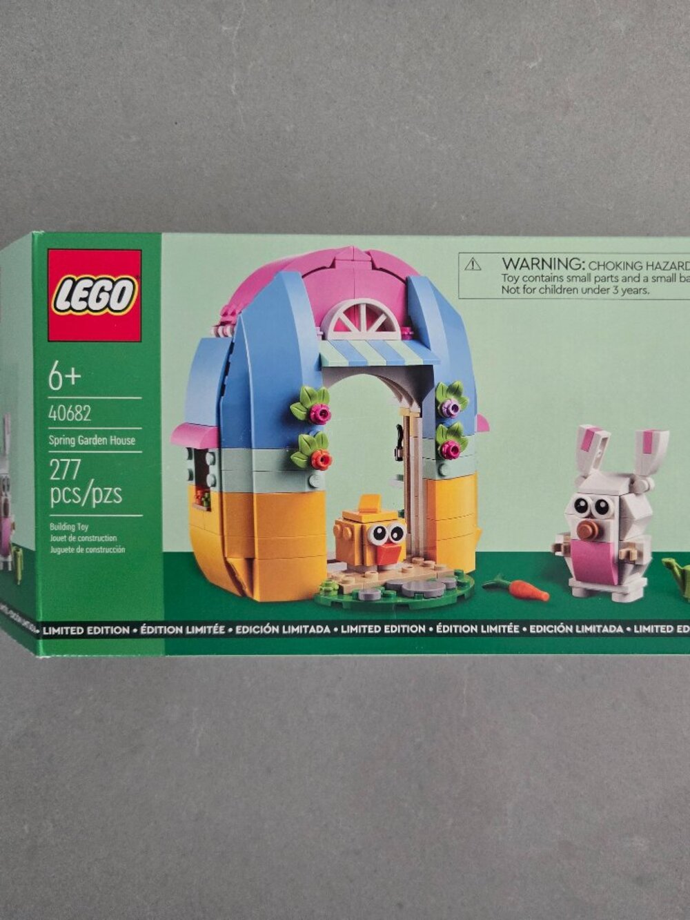 Lego 40682 Easter Bunny Egg Spring Garden House 277 Pieces New Open Box